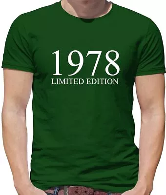 Buy Limited Edition 1978 - Mens T-Shirt - Birthday Present 46th 46 Gift Age • 13.95£