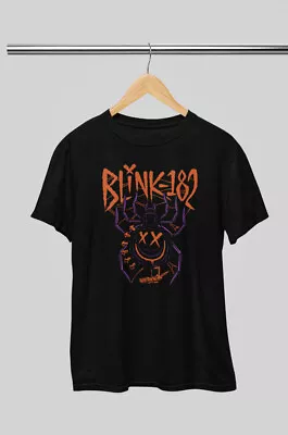Buy Blink 182 Spider Graphic Black Short Sleeve T-shirt Message For Sizes S/XL • 11.99£