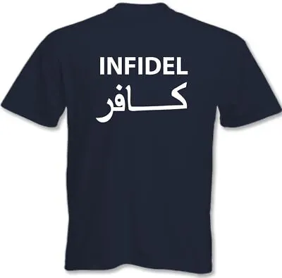 Buy Atheist T-Shirt Infidel Mens Funny Atheism Army Military Paras Marines Iraq • 8.98£