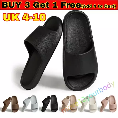 Buy Womens Mens Ultra Soft Summer Slip On Mule Slides Sliders Sandals  Bath Slippers • 4.96£
