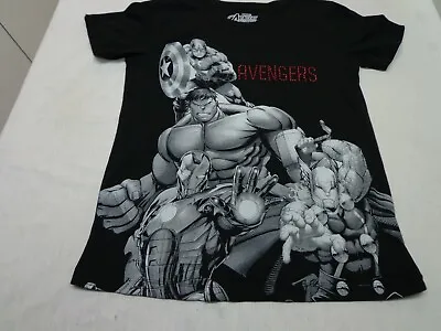 Buy Marvel Avengers Assemble Women's T-Shirt  Medium (7-9)   Black    • 10.39£