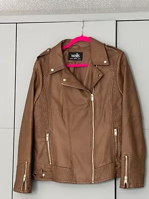 Buy Wallis Biker Jacket In Brown - New Without Tags (never Worn) • 12£