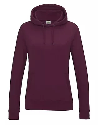 Buy AWDis Ladies Hoodie Sweatshirts | Plain Hooded Sweater | Womens Pullover Jumper • 21.69£