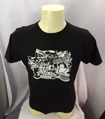 Buy Vans Off The Wall Black Crew Neck Short Sleeve T-shirt Size S (07) • 5£