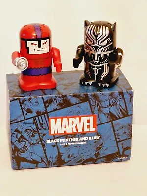 Buy NEW MARVEL Lootcrate BLACK PANTHER AND KLAW Salt & Pepper Shakers Official Merch • 19.99£
