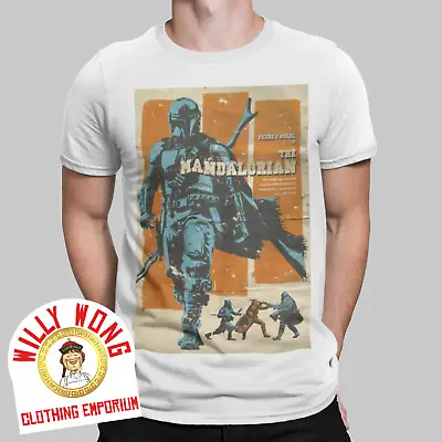 Buy Mandalorian T-shirt Din Djarin Mando Sci Fi  Star Wars Fett Movie Comic Tee Uk 2 • 6.99£