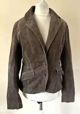 Buy Ladies  Corduroy Jacket Size 8 Brown • 5£