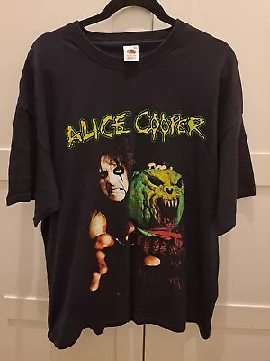 Buy Alice Cooper - XXL Band T-shirt - Halloween 2011 - Shock Rock / Metal - VGC • 30£