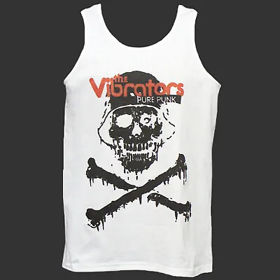 Buy The Vibrators Punk Rock T-SHIRT Vest Top Unisex White S-2XL • 13.99£