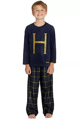 Buy Harry Potter Boys Holiday Sweater Fleece Pajama Gift Set, Navy, 14 • 27.81£
