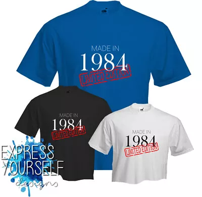 Buy LIMITED EDITION 1984 - T Shirt, 40th BIRTHDAY (2024), Fun, Present, Gift, NEW • 9.99£