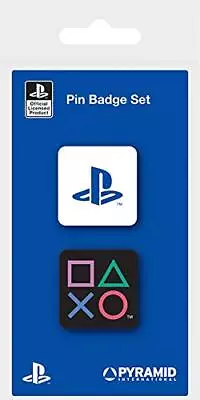 Buy Merch Playstation (Shapes) Enamel Pin Badge Set /Merch NEW • 6.50£