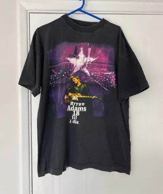 Buy Official Bryan Adams 18 Til I Die Concert Merch Vintage T Shirt Large • 64.99£