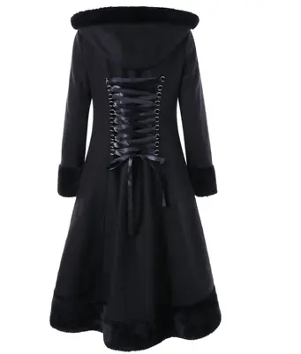 Buy Plus Size Women Victorian Coat Gothic Jacket Black Steampunk Corset Outwear Punk • 31.19£