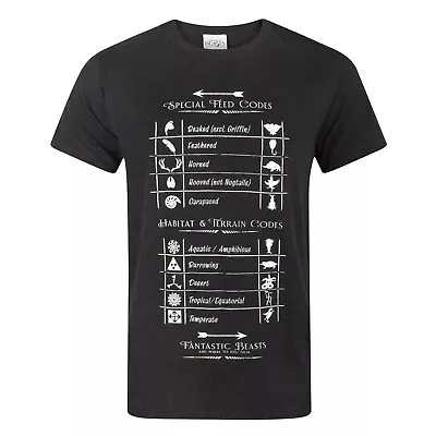 Buy Fantastic Beasts And Where To Find Them Mens Special Feed Codes T-Shirt NS4359 • 14.25£