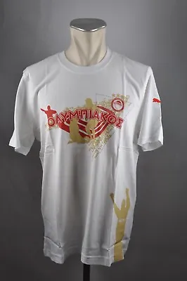 Buy Olympiakos Piraeus T-Shirt Size L XL XXL Puma Greece Football Shirt Training • 12.95£