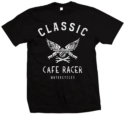 Buy Classic Cafe Racer Motorcycle T Shirt, Custom Cafe Racer Motorbike Shirt, Ton Up • 10.99£