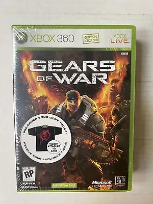 Buy Sealed Vintage Gears Of War T Shirt Package Display Only Xbox 360 New Rare Mint • 189.40£