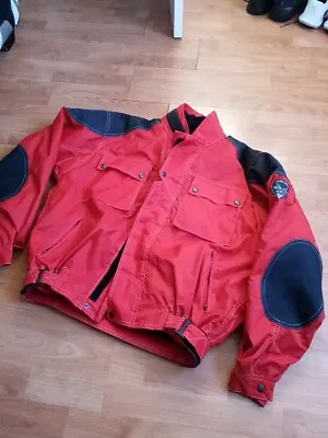 Buy Frank Thomas Aqua Jacket Motorcycle Motorbike Red And Black UK SIZE Large Mens  • 44.99£