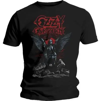 Buy Official Licensed - Ozzy Osbourne - Angel Wings T Shirt - Heavy Metal Sabbath • 18.99£