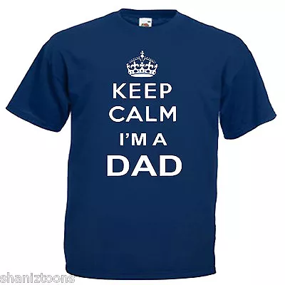 Buy Keep Calm Dad Father's Day Adults Mens T Shirt 12 Colours Size S - 3XL • 9.49£