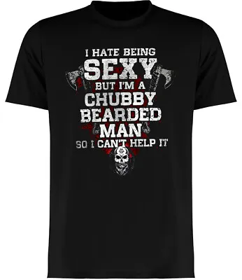 Buy Sexy Bearded Chubby Man Funny Birthday Gift Humour Film Movie T Shirt • 6.99£