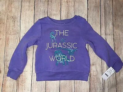 Buy Girls XS 4/5 Jurassic World Sweatshirt NWT • 7.89£