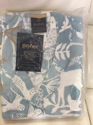 Buy Pottery Barn Teen Harry Potter Magical Damsk PJ Set Large Pajamas Mystic Mint L • 47.09£