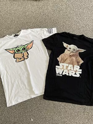 Buy Two Primark Star Wars The Mandalorian Grogu The Child T-shirt XS • 2£