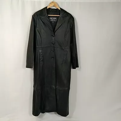 Buy Matrix Leather Trench Coat Jacket Noa Gothic Adjustable Length Long Midi XL • 53.98£