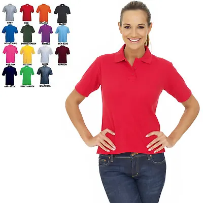 Buy Ladies & Girls Premium Loose Fit Polo T Shirt Size 6 To 32 - CASUAL WORK SPORT • 9.99£