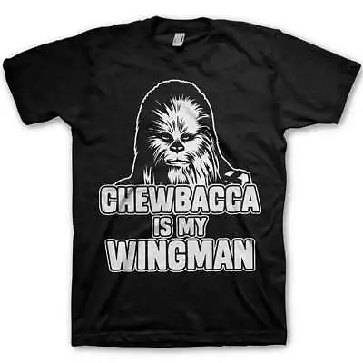 Buy Star Wars Chewbacca Is My Wingman Unisex T-Shirt Men And Women Tee Black Medium • 14.99£