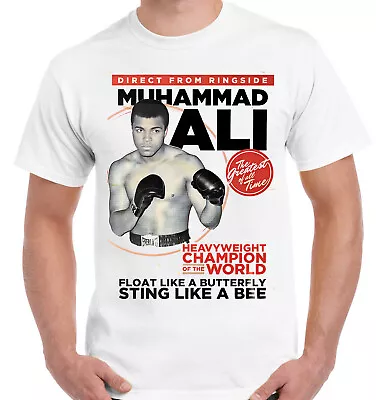 Buy Muhammad Ali Float Like A Butterfly 1 T Shirts Boxing Legend T-Shirt • 9.49£