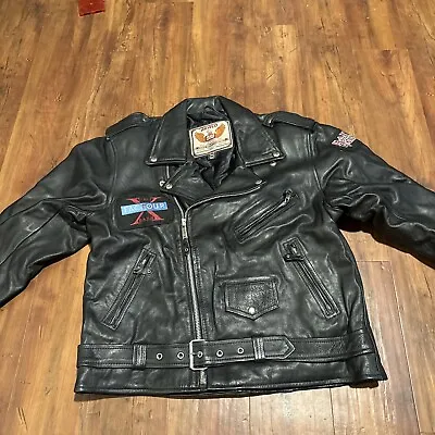 Buy Iron Maiden X Factor Leather Jacket. Mega Rare. 100% Authentic And Original • 376.40£