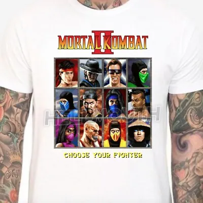Buy Mortal Kombat 2 T-shirt - Mens & Women Sizes S-XXL Retro Gaming 90s M L Game • 15.99£