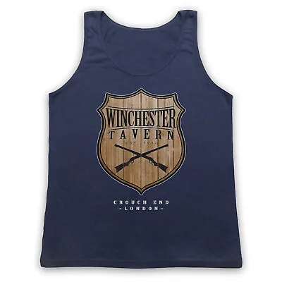 Buy Shaun Of The Dead Unofficial Winchester Tavern Pub Adults Vest Tank Top • 18.99£