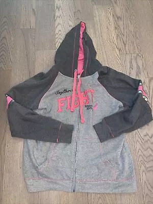 Buy Susan G Komen Together We Fight Breast Cancer Full Zip Hoodie Plus Size 2X ￼ • 9.44£