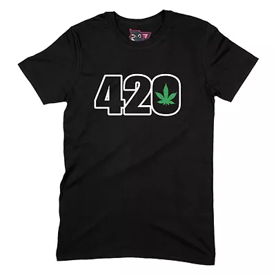 Buy 420 T-Shirt Unisex Mens Funny Weed Cannabis Stoner Marijuana Funny Gift For Him • 12.99£