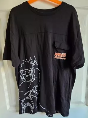 Buy Boys Naruto Shippuden Black Tshirt Age 11-12  • 7.99£