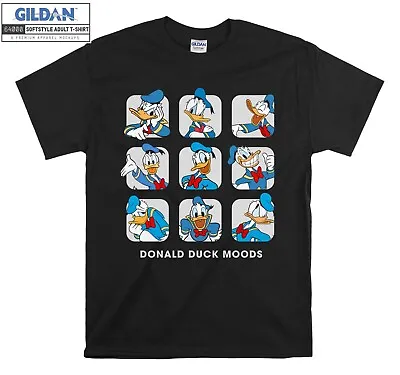 Buy Donald Duck Moods Disney Cute T-shirt Gift T Shirt Men Women Unisex Tshirt 6340 • 23.95£