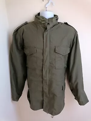 Buy Mens US Army M65 Field Jacket Large Regular Olive Green With Liner Jacket • 34.98£