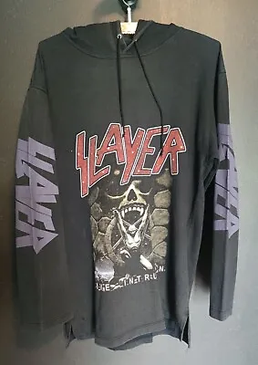 Buy SLAYER Live Intrusion Vintage Hoodie Shirt Ffo Metallica Sepultura Thrash Metal • 132.56£