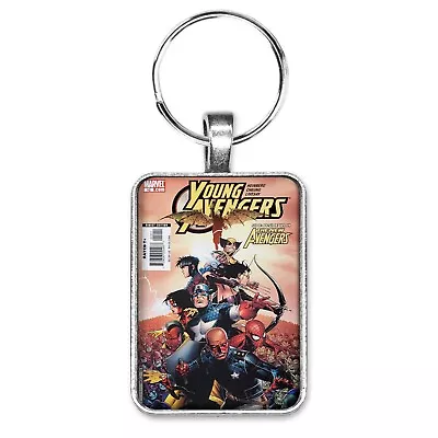 Buy Young Avengers #12 Cover Key Ring Or Necklace Classic Marvel Comic Book Jewelry • 10.22£