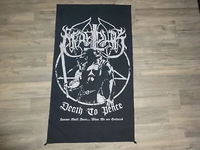 Buy Marduk Flag Flagge Black Metal Infernal War Sargeist Taake Kriegsmaschine • 21.60£