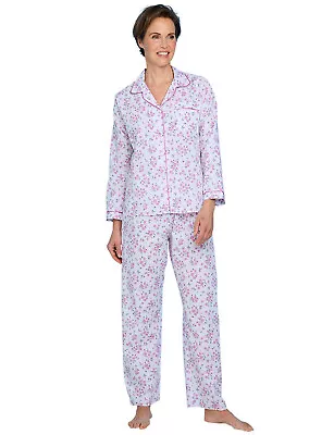 Buy Marlon Floral Print Pyjama Set | Long Sleeve Top With Chest Pocket & • 29£