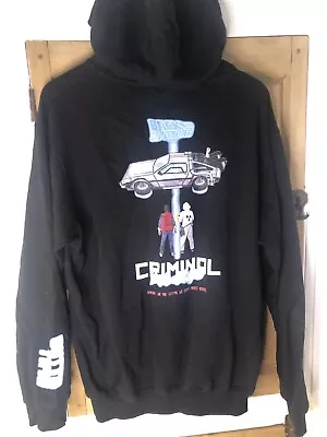 Buy Rare CRIMINAL DAMAGE BACK TO THE FUTURE  Hoodie Black XL Outta Time Jumper • 24£