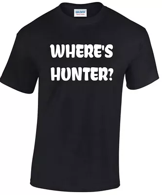 Buy Where’s Hunter T-Shirt Trump Funny USA Donald President 2020 • 10.99£