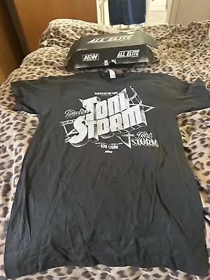 Buy “Timeless” Toni Storm T Shirt Medium AEW WWE NXT All Elite Crate DoN 24 • 15£