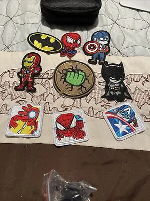 Buy Marvel Lron On Patches 10 Pieces, Morale Patches For Clothing Jeans Jackets Back • 23.65£