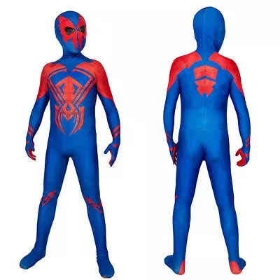 Buy Spider-Man: Across The Spider-Verse 2099 Costume Fancy Dress Kids Boys Clothes • 17.07£